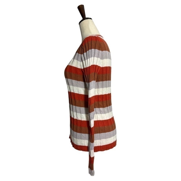 Madewell • Clarkwell Retro Striped Ribbed Pullover M ASO Betty Cooper - Picture 3 of 9